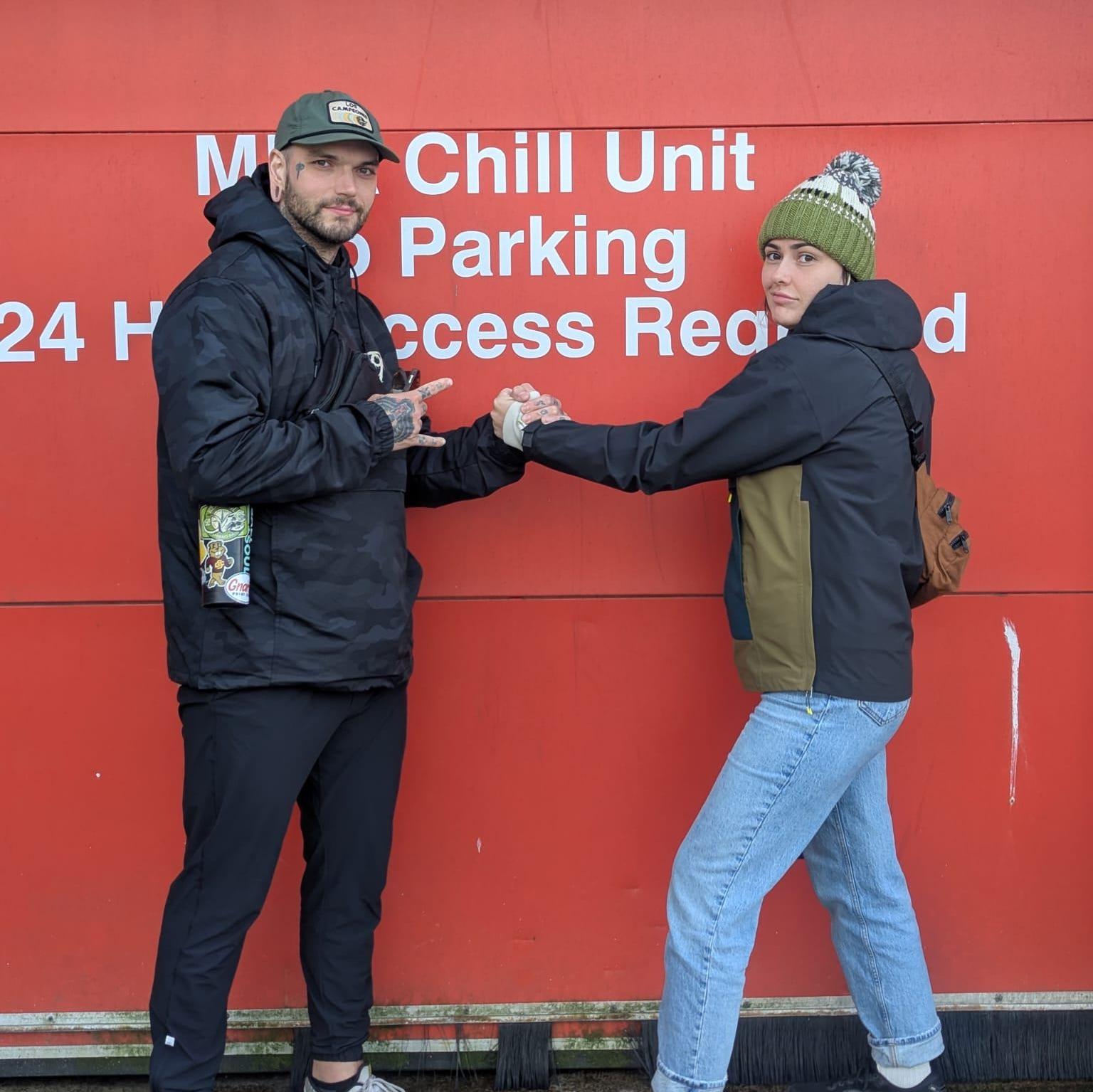 Manning the Chill Unit in Mallaig, Scotland
