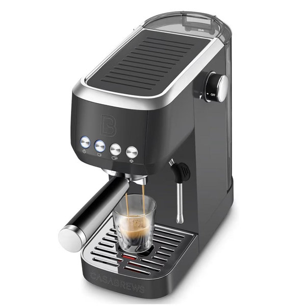 CASABREWS 3700 Essential Espresso Machine 20 Bar, Professional Espresso Coffee Machine with Steam Milk Frother, Coffee Maker Cappuccino Latte Machine with 43.9oz Removable Water Tank, Black