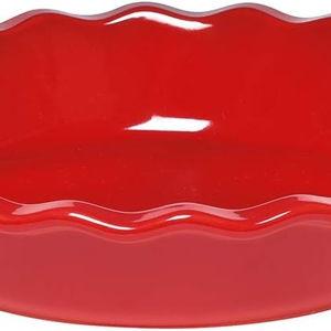 Emile Henry Pie Dish, 9", Burgundy Red