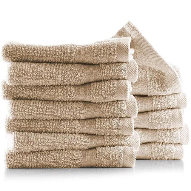 Hearth & Harbor Bath Towels - 100% Ring Spun Cotton Luxury Towels - Ultra Soft & Highly Absorbent, Bathroom Towels. Washcloths - Black