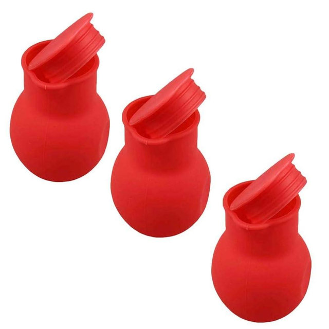 Cabilock Silicone Melting Pot Deep Chocolate Melting Cups Melt Butter Tool Microwave Baking Pot Sauce Pouring Cups