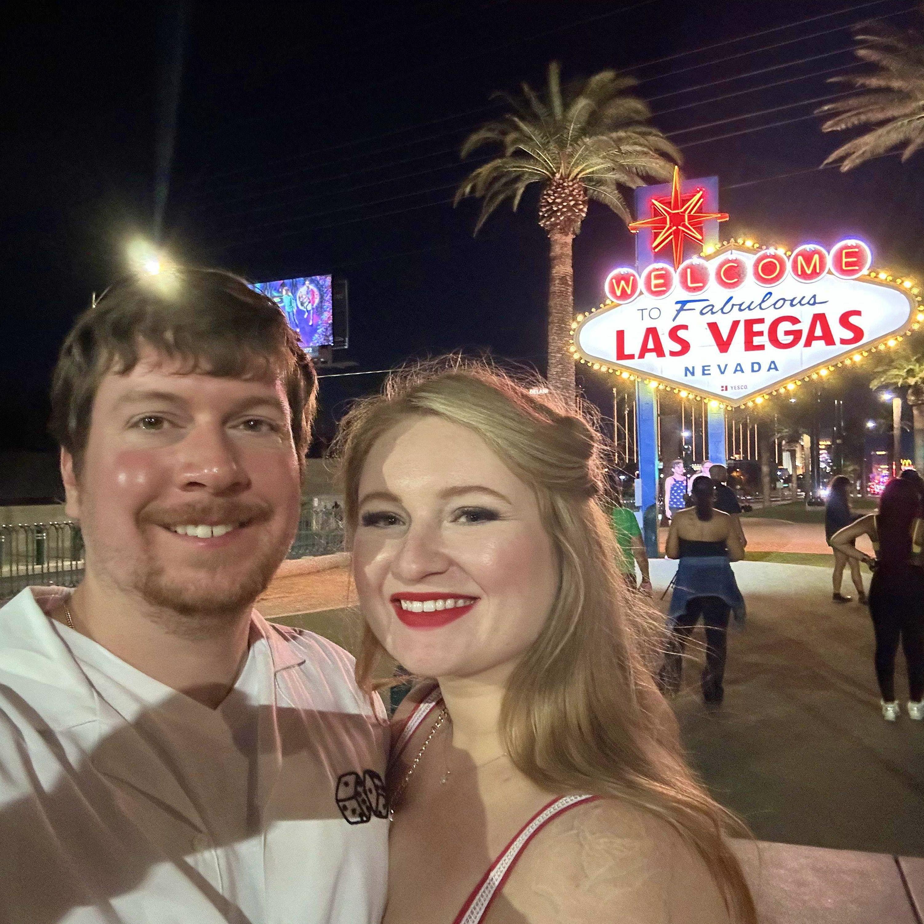 First time seeing the iconic Vegas Sign