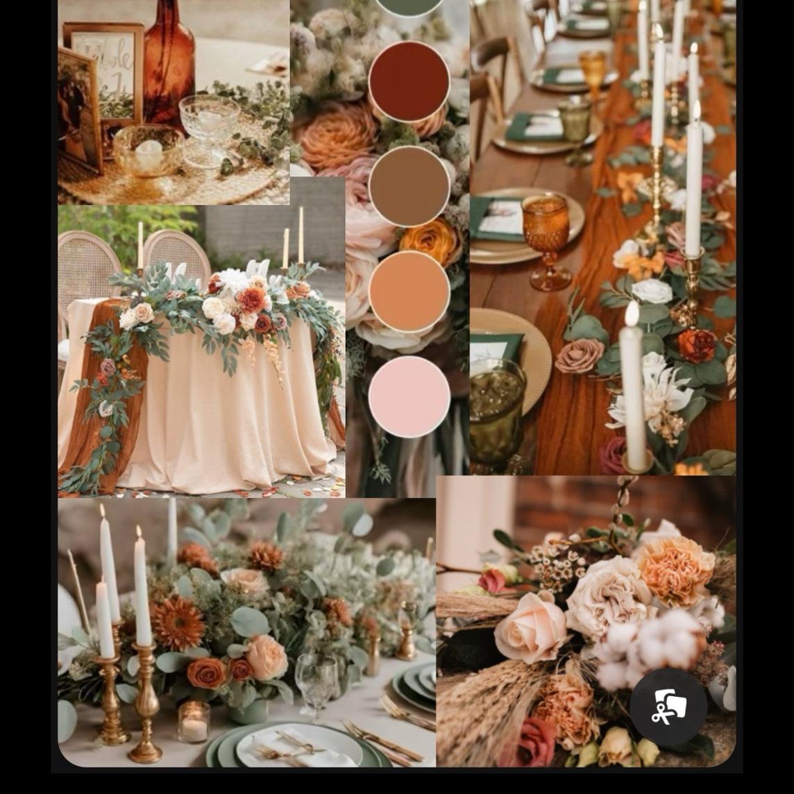Hey Y’all!! Here are the colors of our wedding!