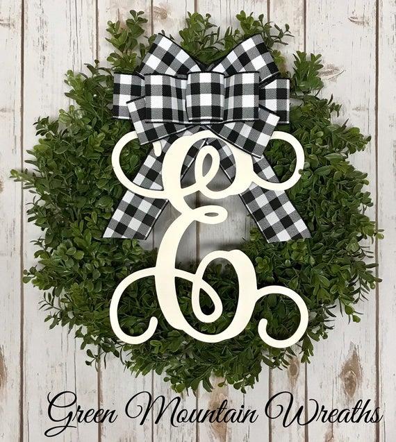 Boxwood Front Door Wreath