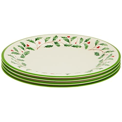 Lenox 863669 Holiday 4-Piece Melamine Dinner Plate Set