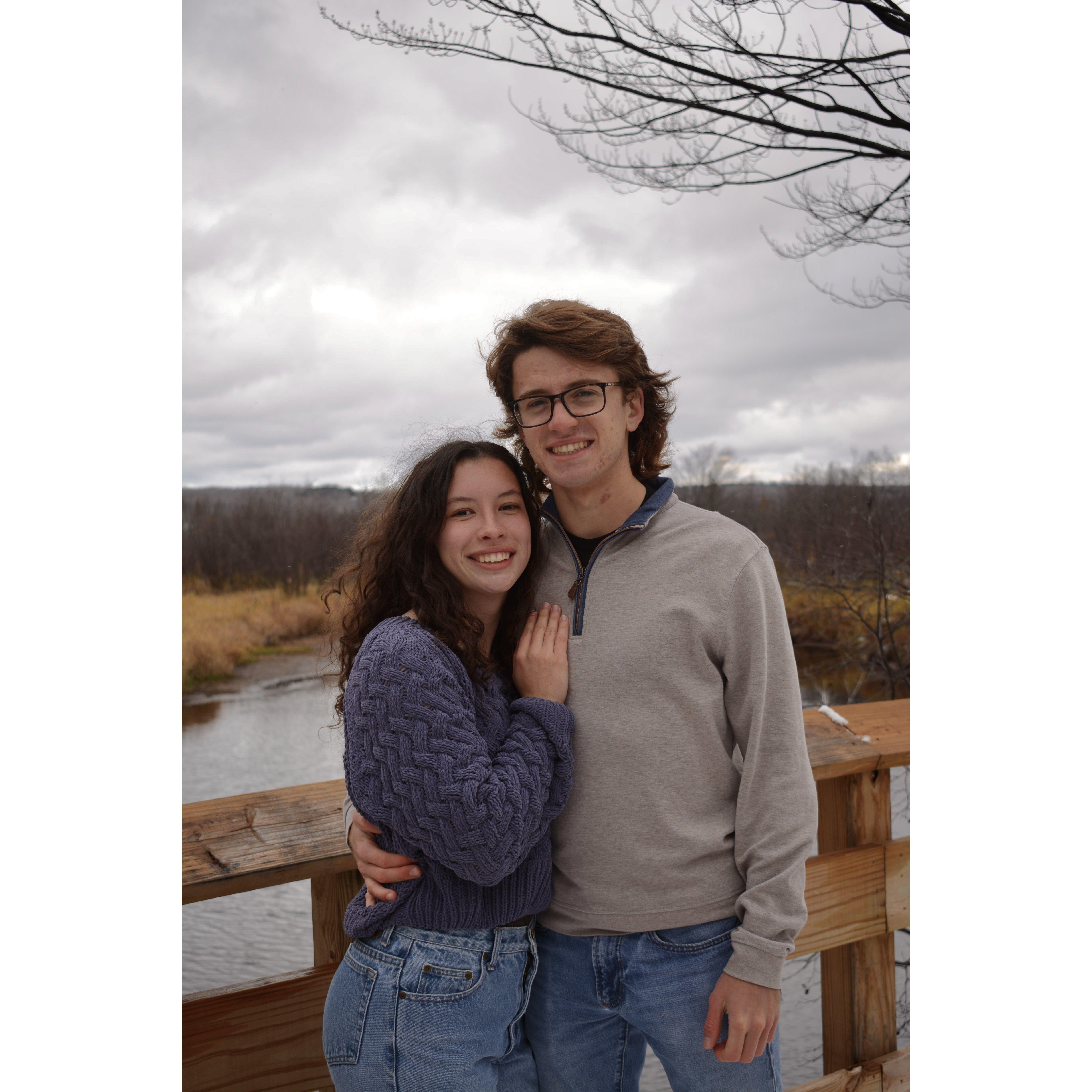 As much as Ben dislikes getting his photo taken, he set up time for pictures on their 2 year anniversary <3