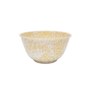 Splatter Large Salad Bowl - Yellow
