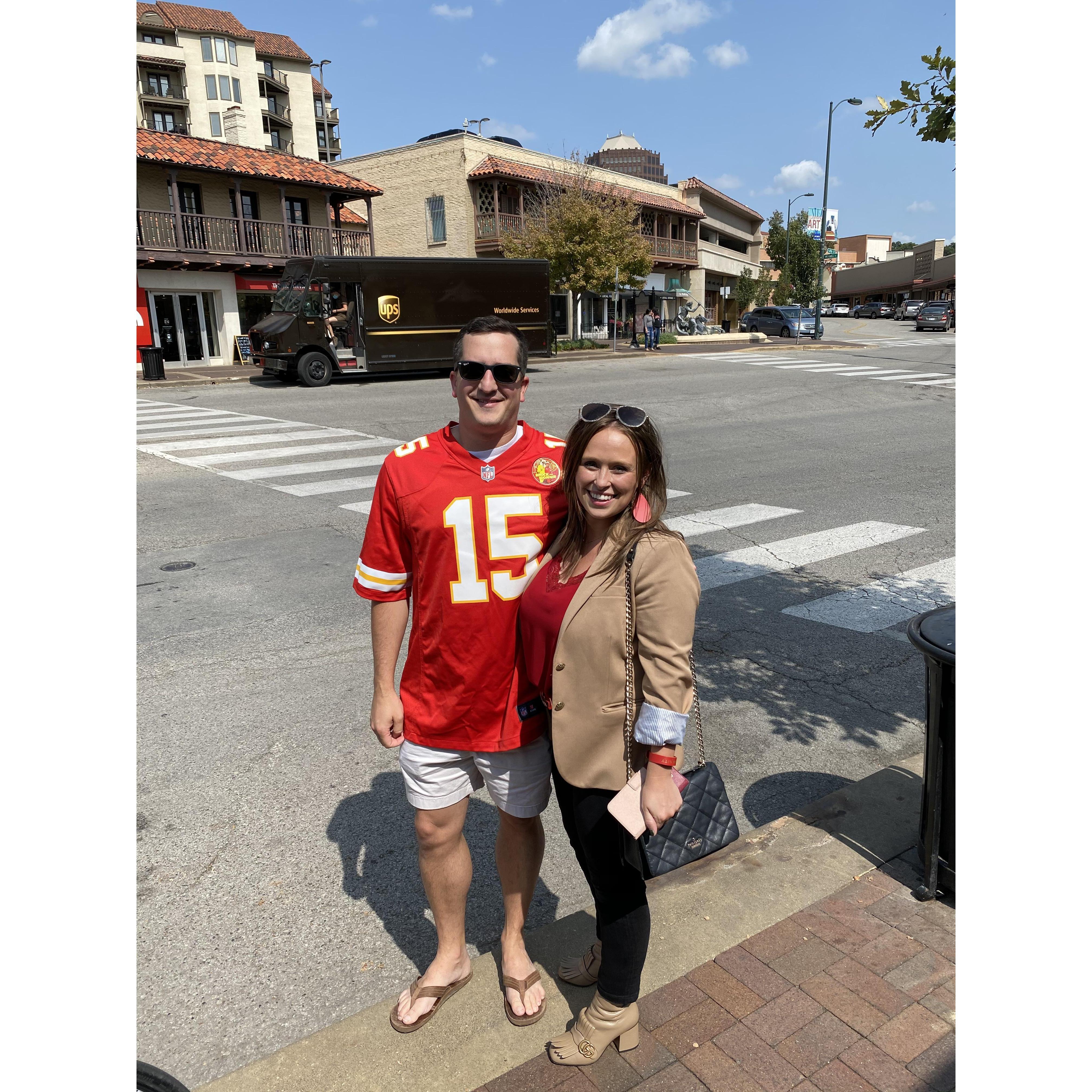 Our first lunch date - at Classic Cup on RED FRIDAY