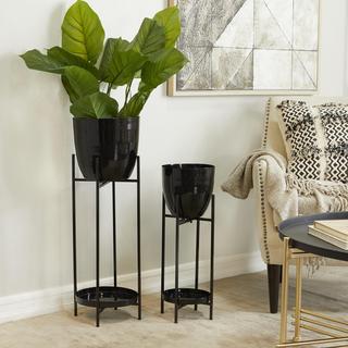 2-Piece Gloss Planter Set