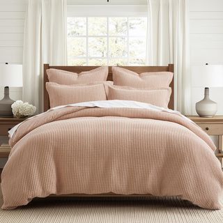Mills Waffle 3-Piece Duvet Set
