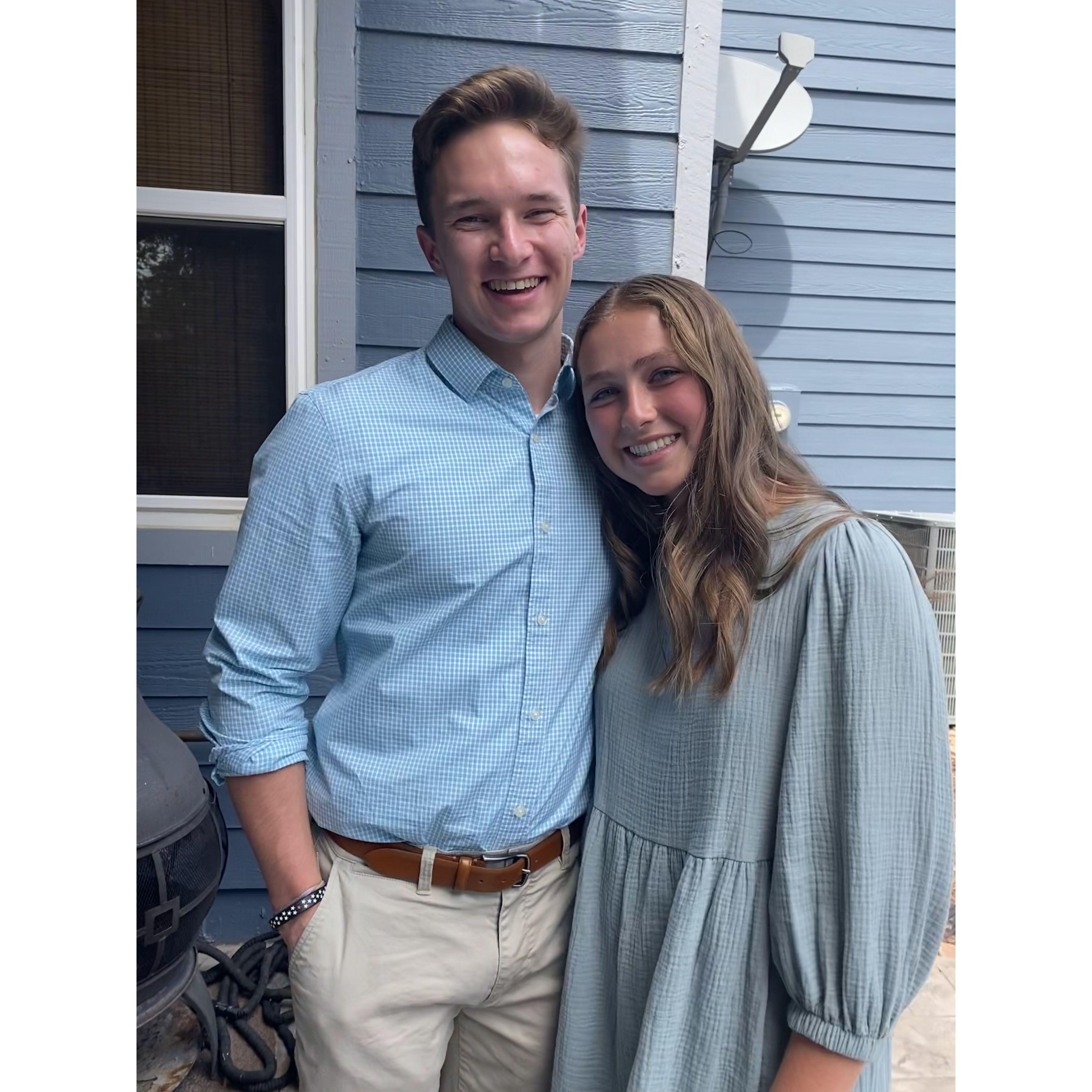 Summer 2021 - Our first photo together