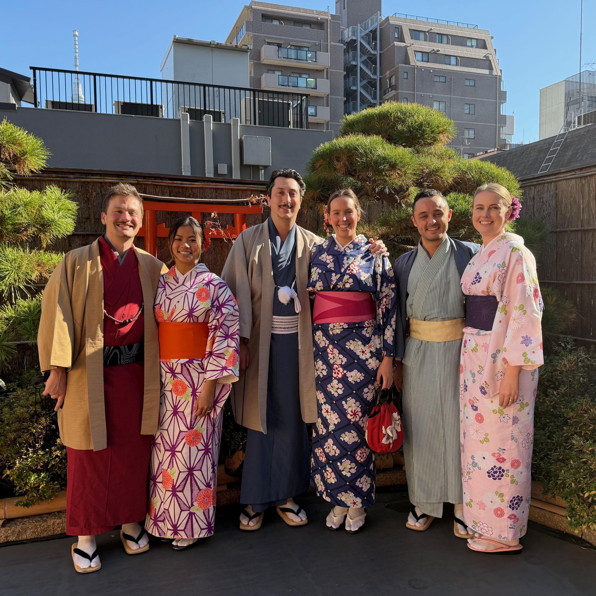 In Japan for Stef and Nao's wedding, the crew did a traditional tea ceremony.