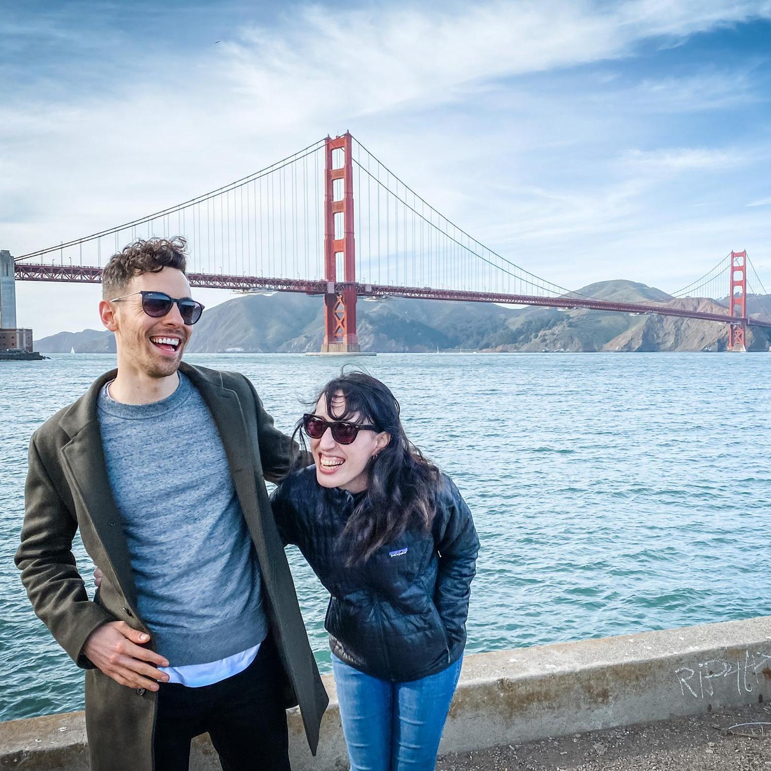 A date at Golden Gate Bridge.