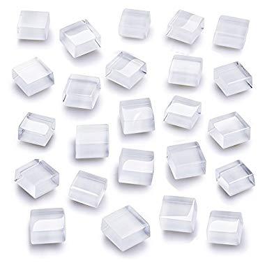 Fridge Magnets Cute Refrigerator Magnets Kitchen Magnets Decorative Office Magnets Fun Glass Magnets Whiteboard Dry Erase Board Magnets (24 White Glasses)