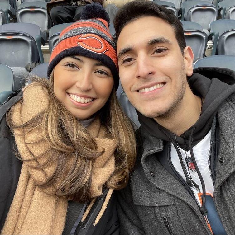 Sabrina's first Bears Game!