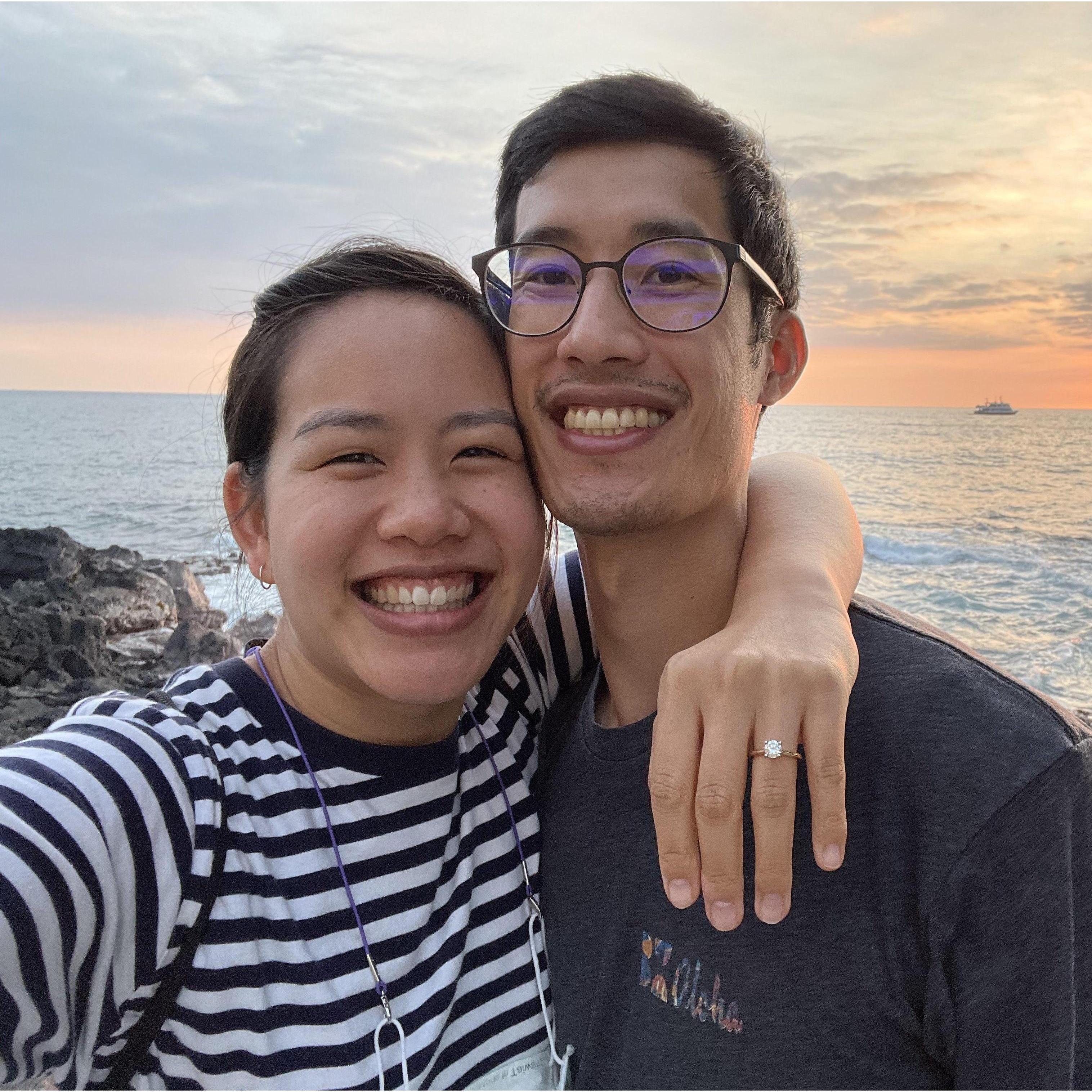 We said 'Yes!' in Hawaii!