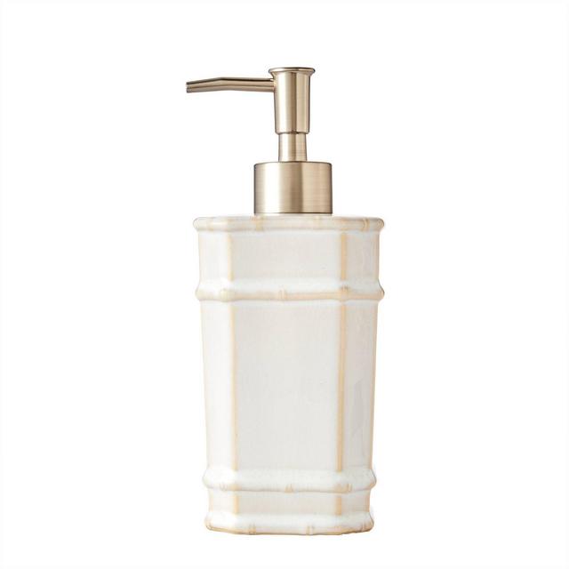 Vern Yip Bamboo Lattice Lotion Dispenser White - SKL Home