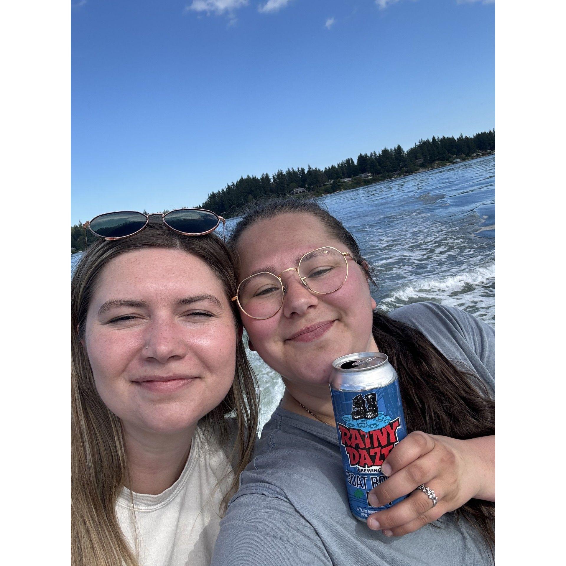 Boating on Liberty Bay