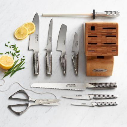 Global 10-Piece Knife Block Set