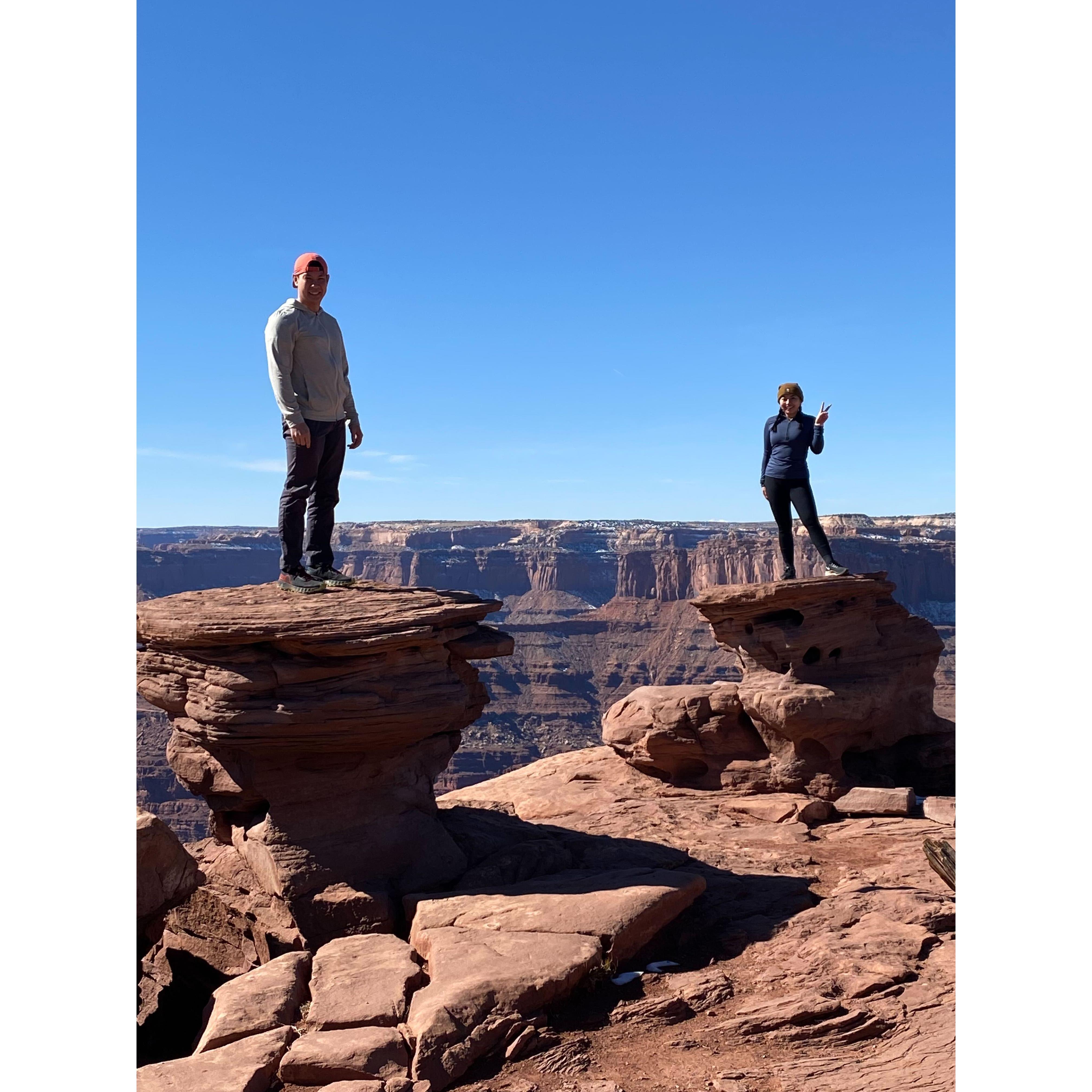 Soaring high at Goosenecks State Park