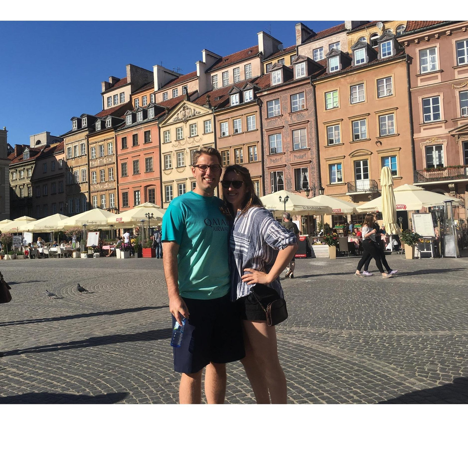 Exploring the streets of Warsaw, Poland.