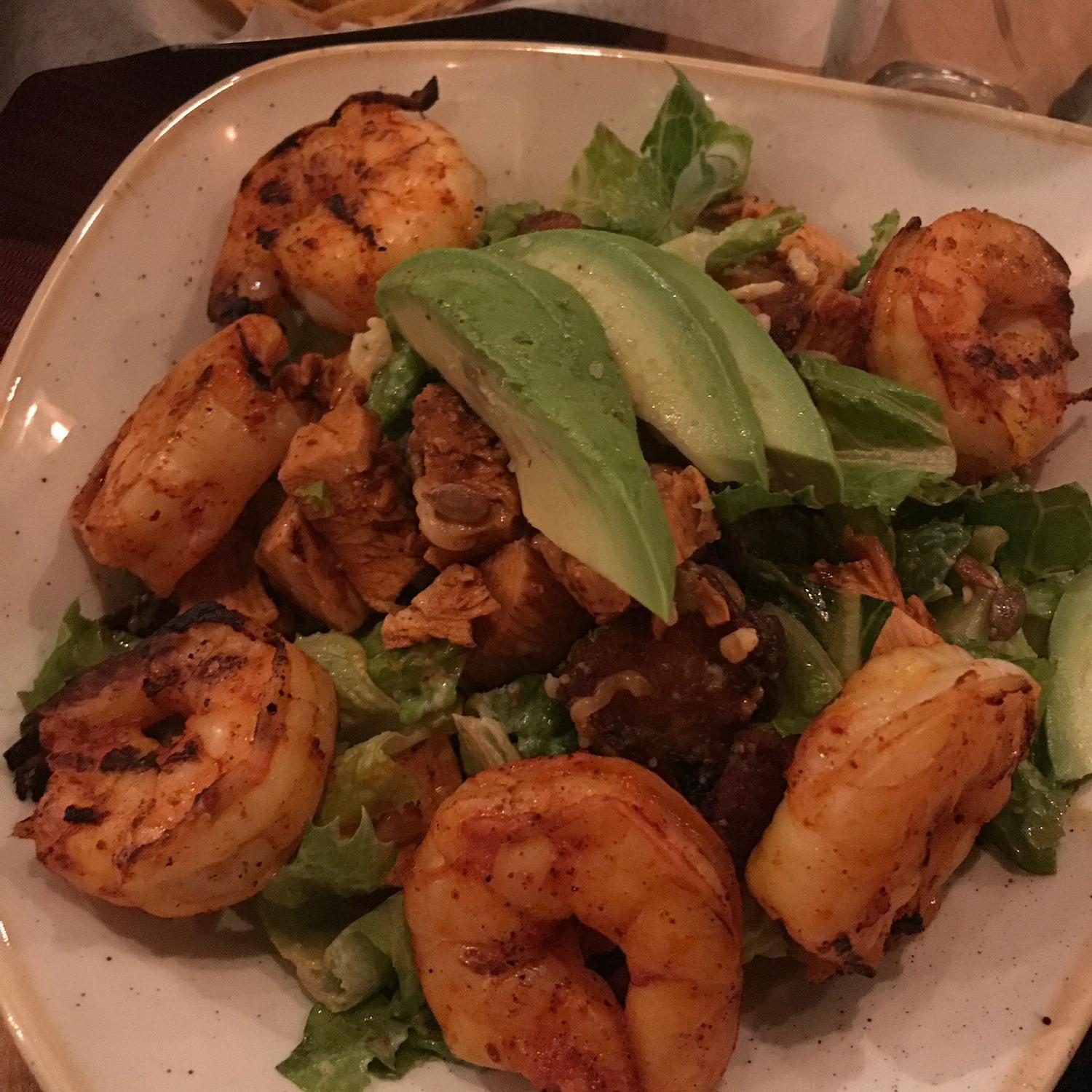 I call this the life changing salad 🤣. Our first “date” -Oct ‘18