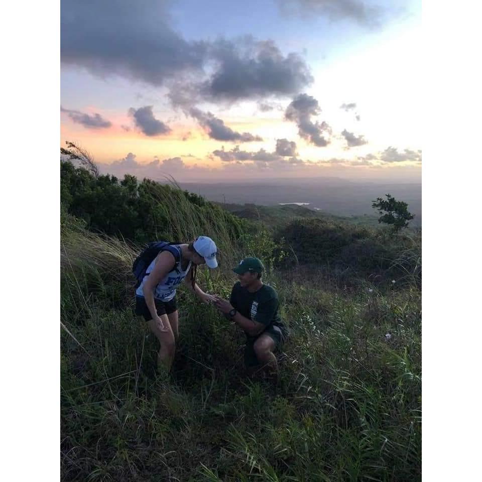 When Jenn said yes on Mt. Lam Lam