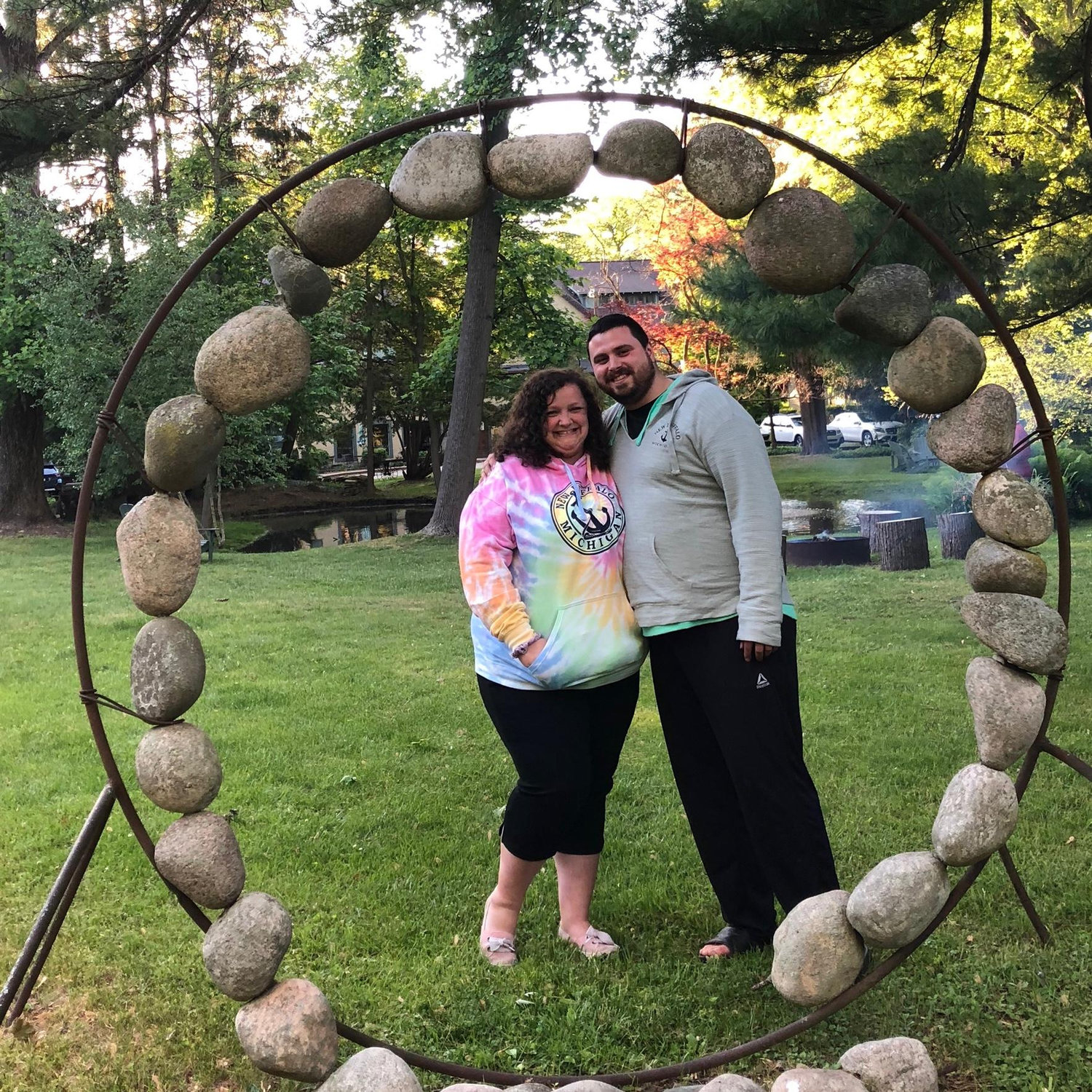 Enjoying an evening at the Lakeside Inn in Lakeside, Michigan. Our favorite place to stay!