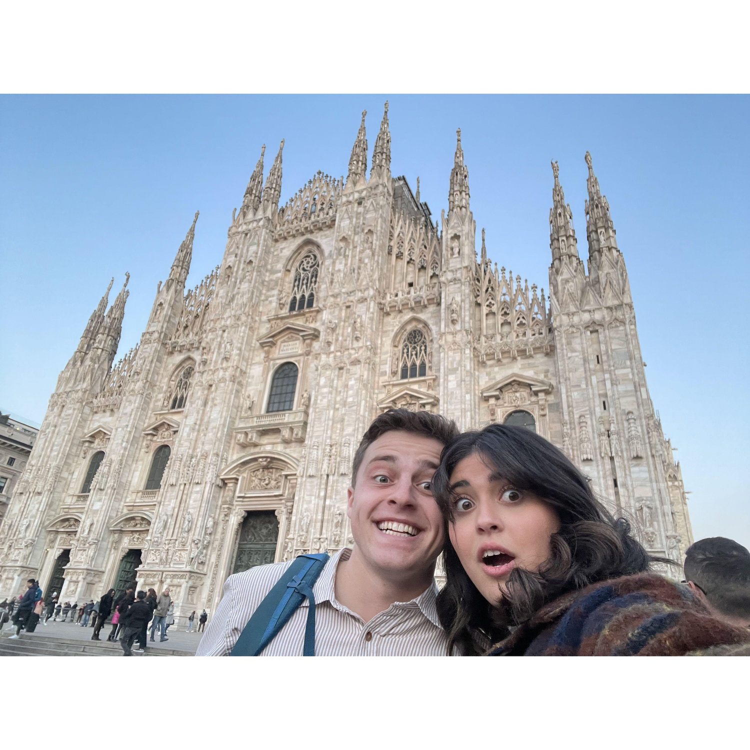 Hands-down the most beautiful venue we've gotten the privilege to perform in. At the Duomo in Milan, Italy.
