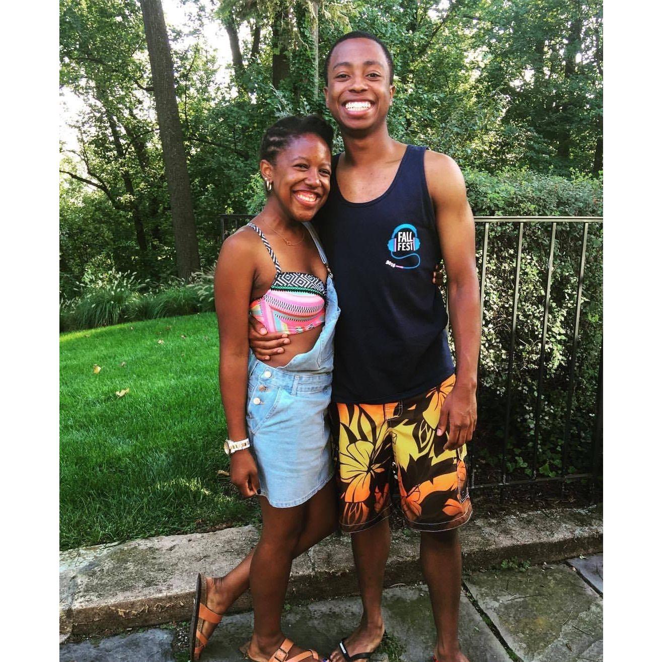 Taking our FIRST photo together and making our relationship FB official! - 2017