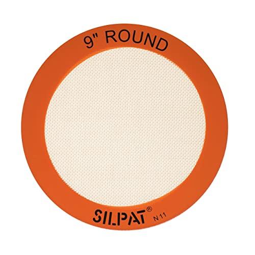 Silpat AH222-01 Round Cake Liner Non-Stick Silicone Baking Mat, 9"