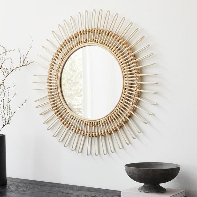 Elinor Rattan Round Wall Mirror