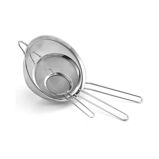 Cuisinart Stainless Steel Mesh Strainers, Set of 3