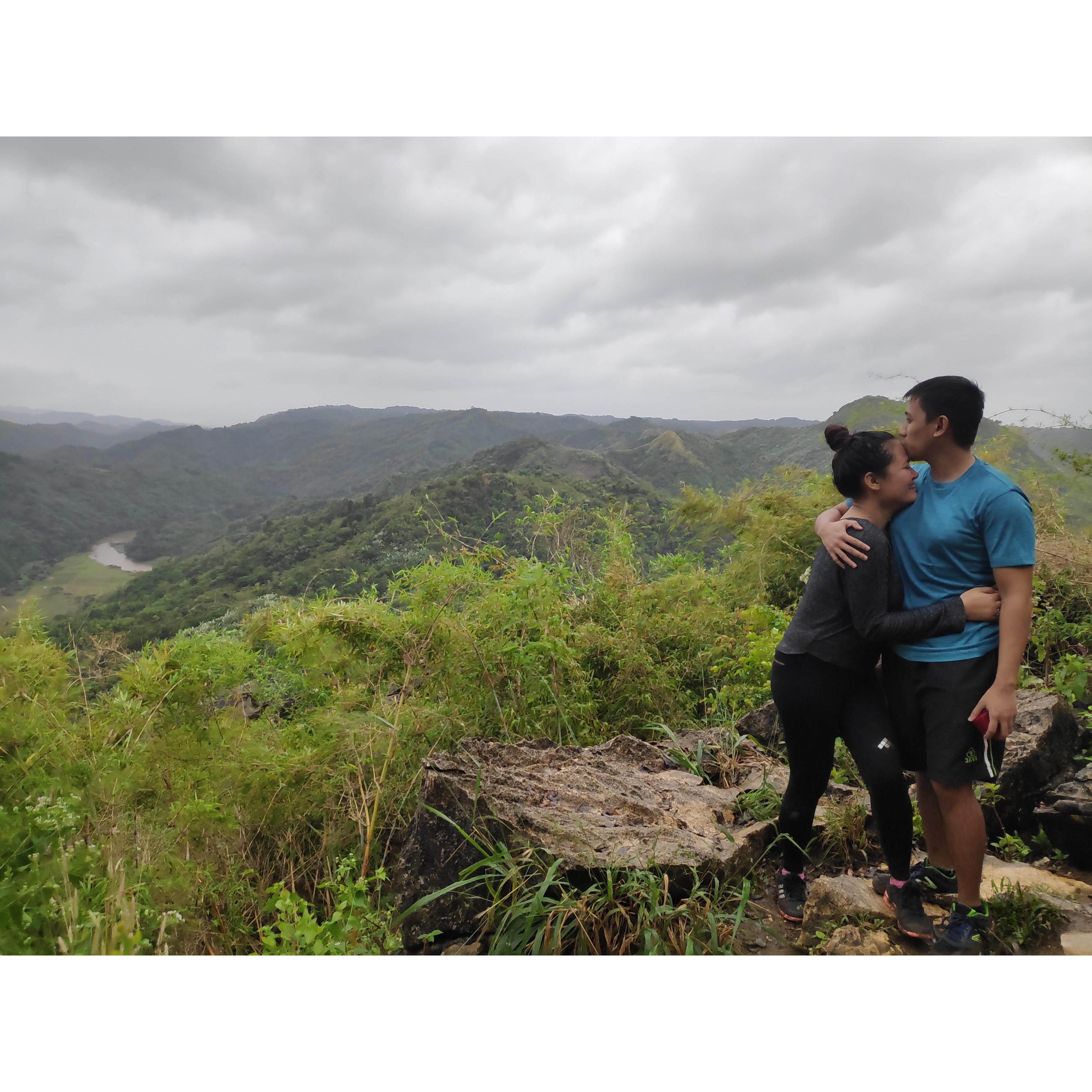 With mountains and mud as witness