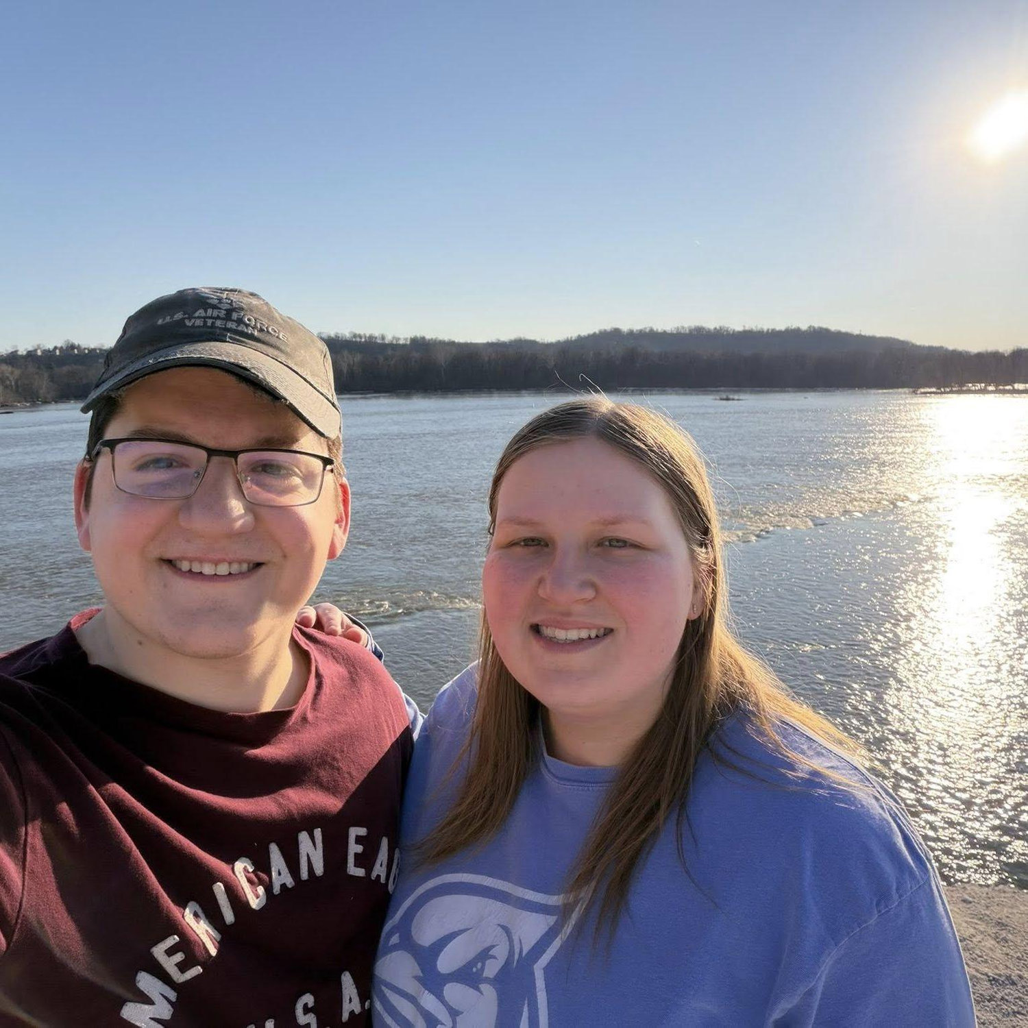 Hiking at our special spot- the white cliffs of conoy!