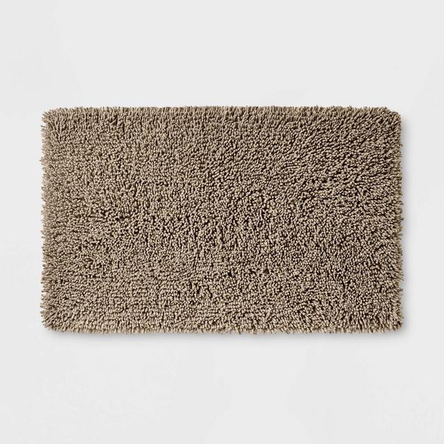 21"x34" Mélange Looped Bath Rug Dark Sand - Casaluna™