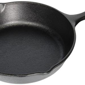 Lodge 8 Inch Cast Iron Skillet. Small Pre-Seasoned Skillet for Stovetop, Oven, or Camp Cooking