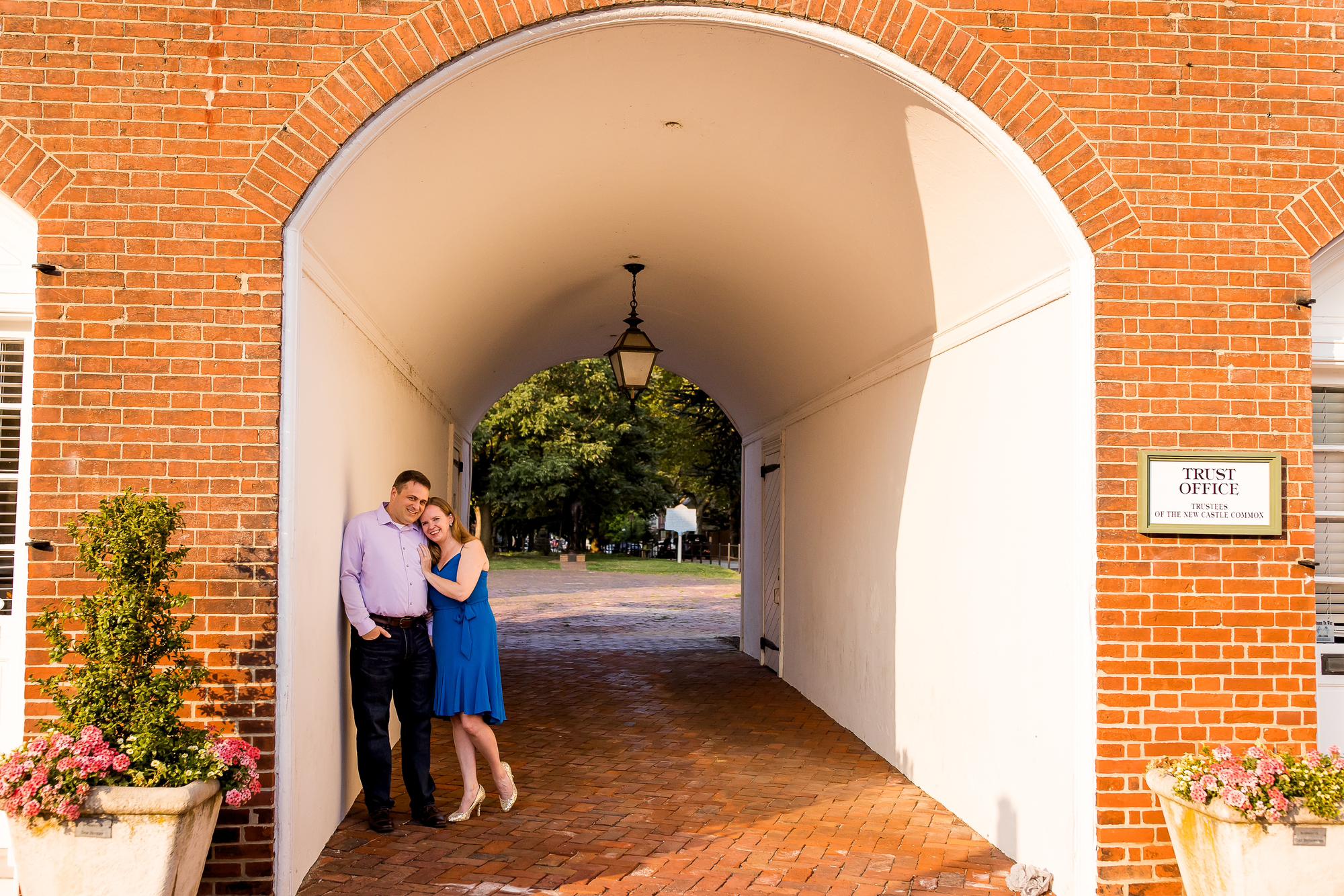 Engagement photos - old New Castle, DE - August 2022