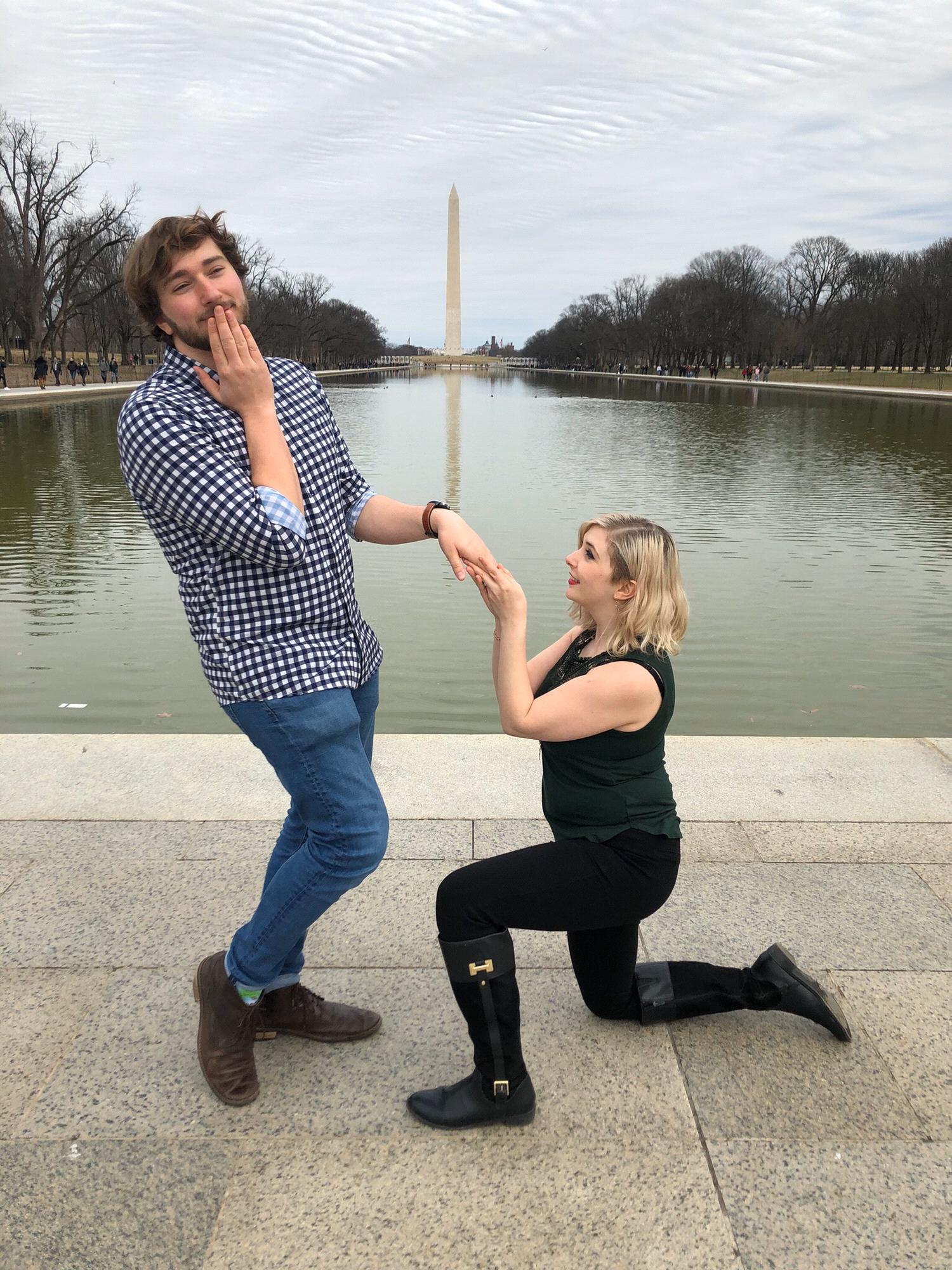 We weren’t very good at taking our engagement photoshoot seriously