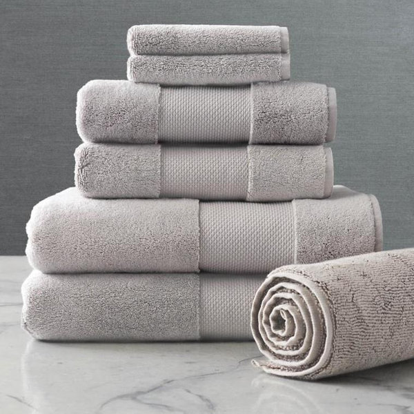 Frontgate Resort Collection™ Bath Towel with Mat Set - Fog