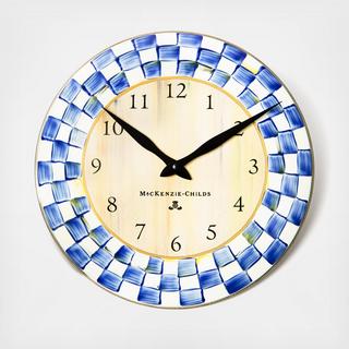 Royal Check Boardroom Clock