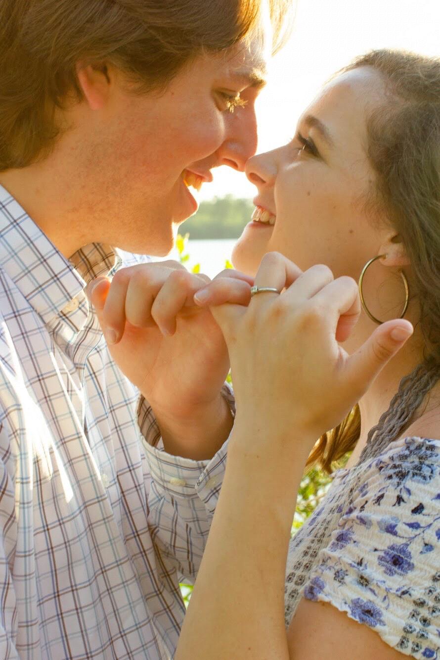 pinky promising to always love each other