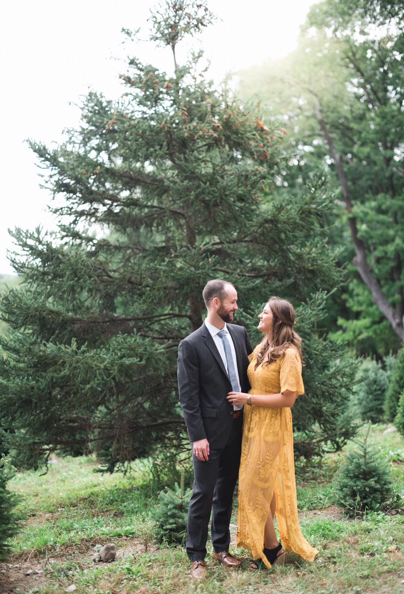 Funny story..at our friends wedding (Kelli & Scotty), their photographer snapped this of us and now we are fortunate enough to have Lauren take our wedding photos!!