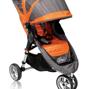 City Mini Single Stroller, Orange/Gray