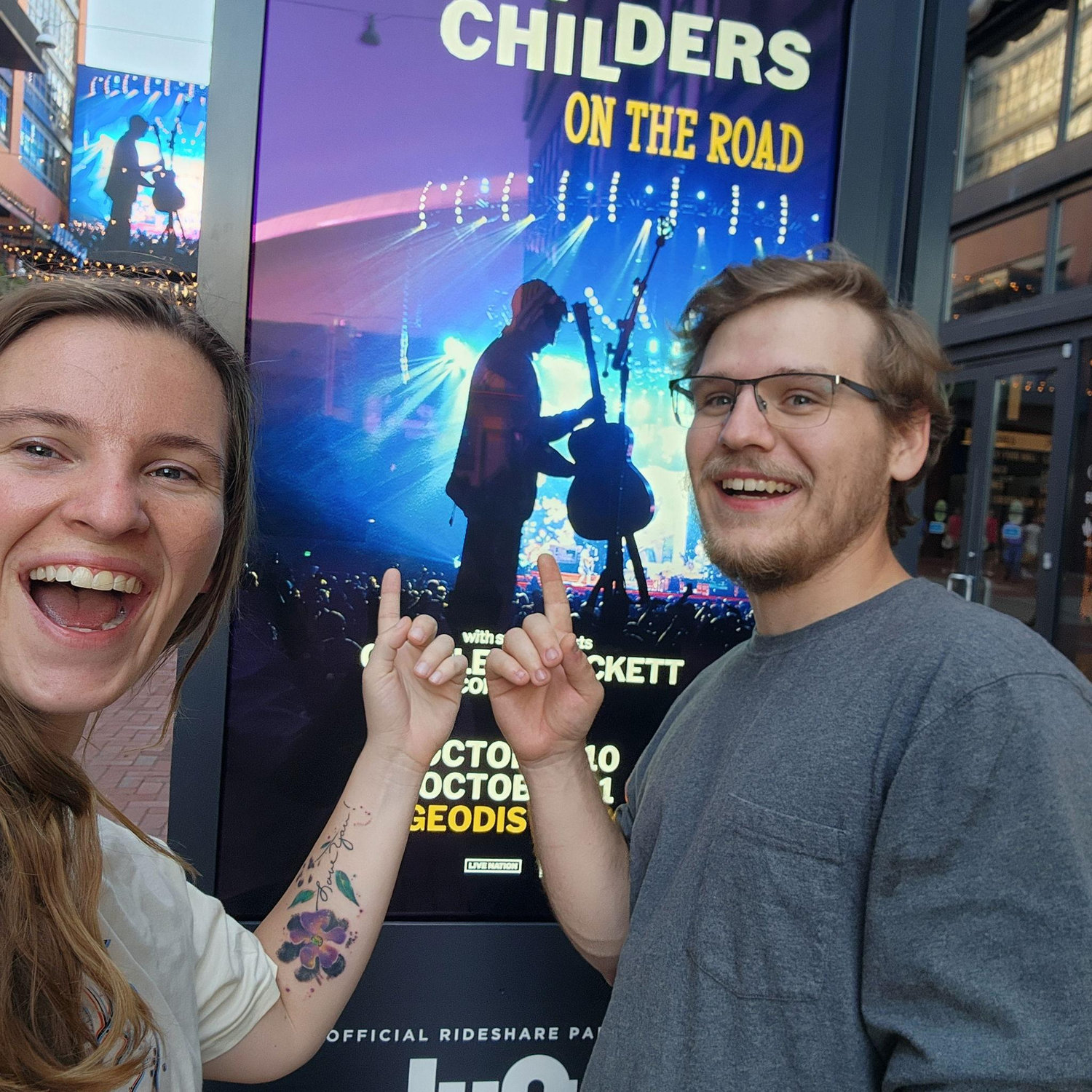 Britney's first tattoo and Tyler Childers concert in Nashville!