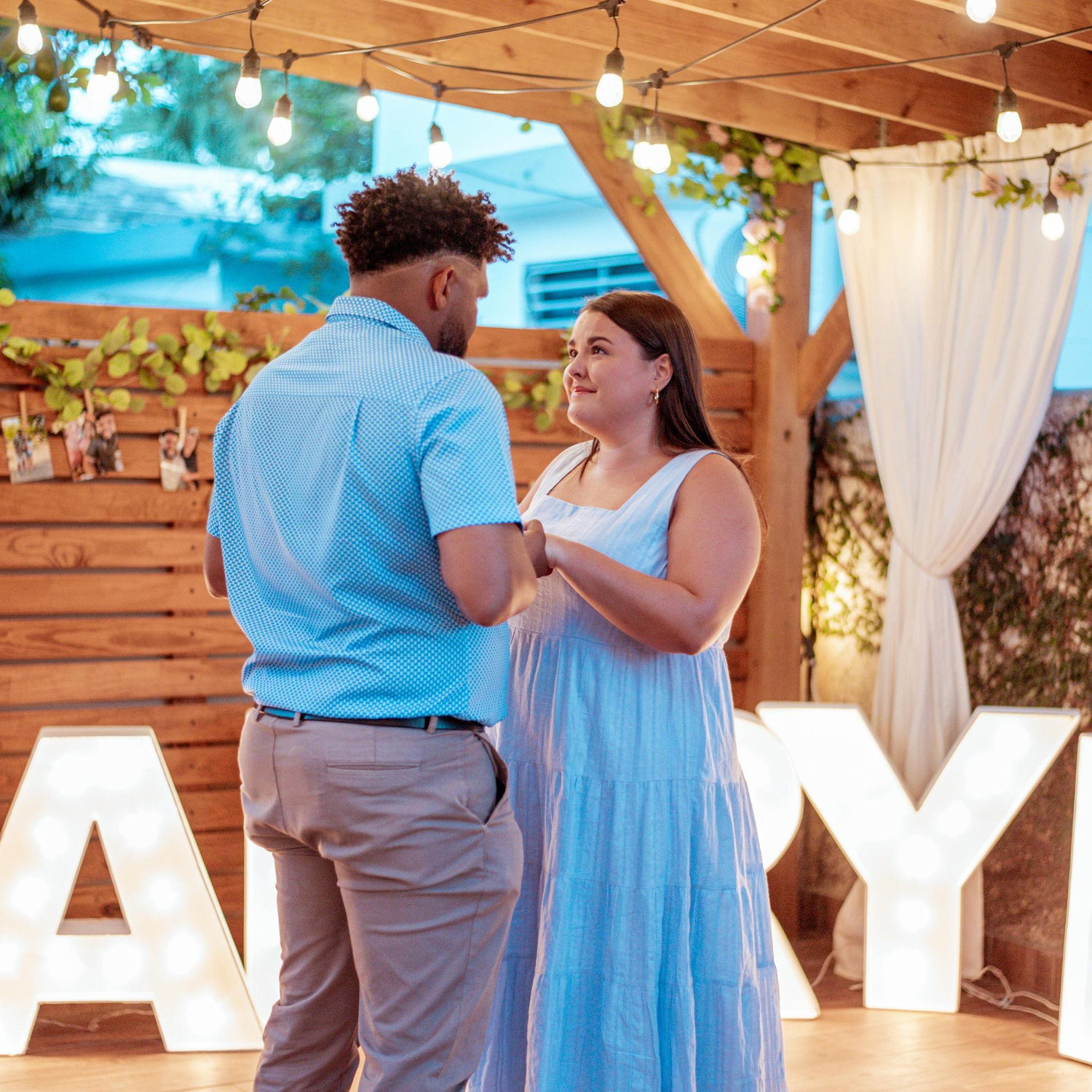 The moment Samuel asked to spend forever with me.