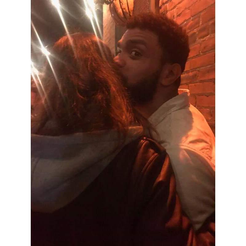 Sneaky pic while out at the bars with some friends
