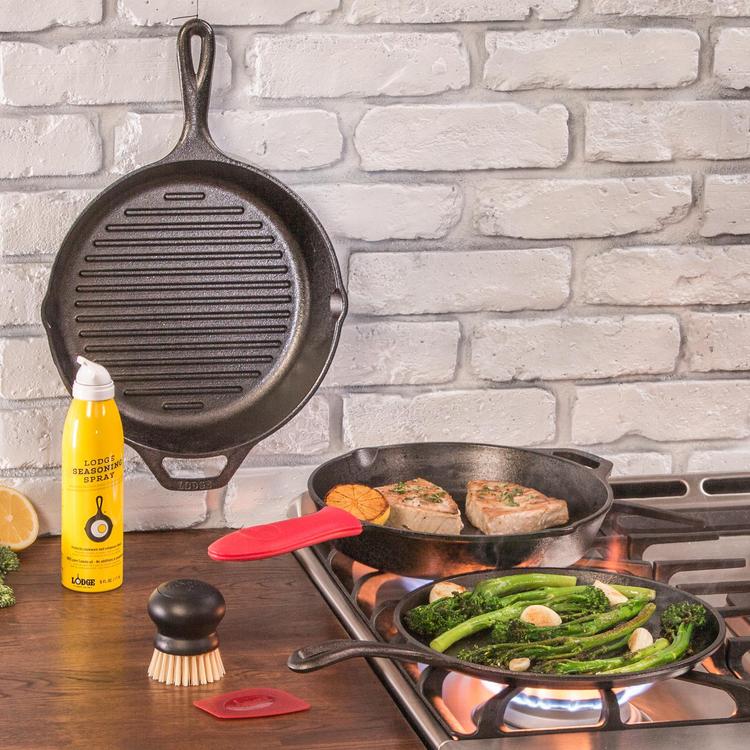 Lodge Cast Iron Enamel Cast Iron Care Kit - Biodegradable Grill