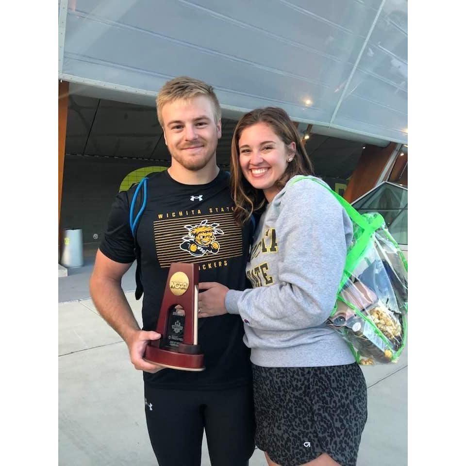 Minutes after Taran became an All-American!! - Eugene, Oregon