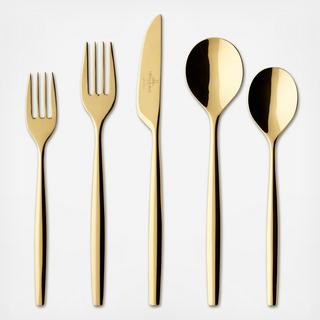 MetroChic Dor Flatware 5-Piece Place Setting, Service for 1